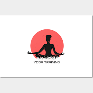 Yoga Emblem Posters and Art